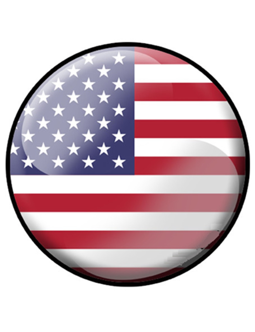 Drapeau Américain (5cm) - Sticker/autocollant