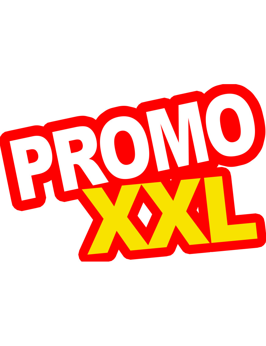 PROMO XXL - 30x20cm - Sticker/autocollant