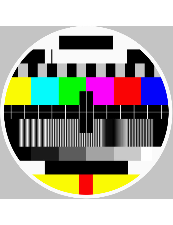 Mire TV - 15x15cm - Sticker/autocollant