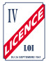 LICENCE IV - 21x15cm - Sticker/autocollant