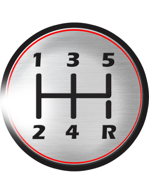 Pommeau de vitesse - 20cm - Sticker/autocollant