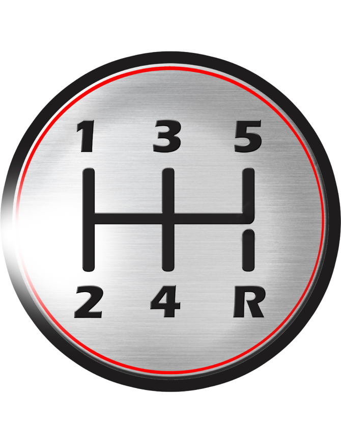 Pommeau de vitesse - 15cm - Sticker/autocollant