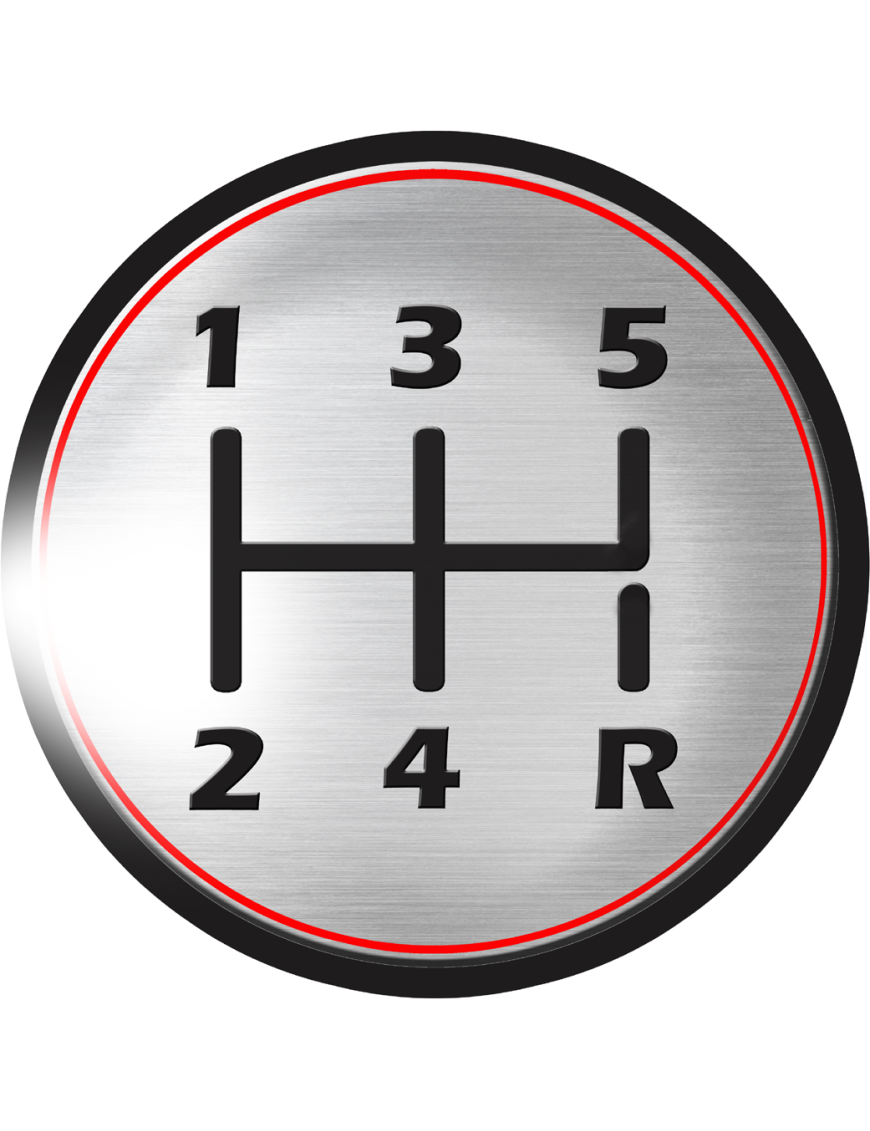 Pommeau de vitesse - 10cm - Sticker/autocollant