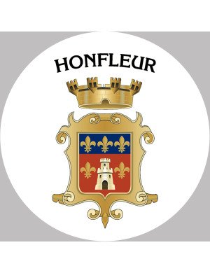 Honfleur (20cm) - Sticker/autocollant