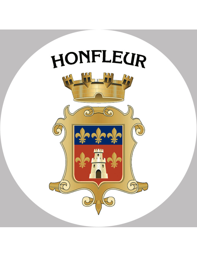Honfleur (10cm) - Sticker/autocollant
