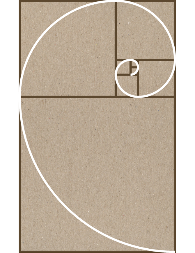 Le nombre d'or - 30x18.5cm - Sticker/autocollant