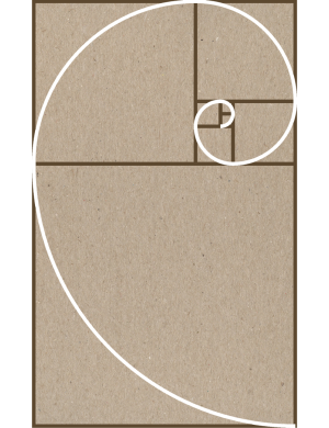 Le nombre d'or - 15x9.3cm - Sticker/autocollant