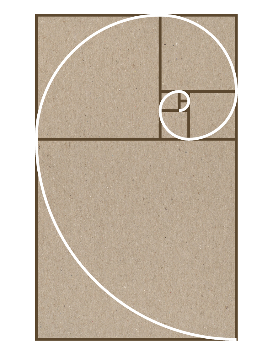 Le nombre d'or - 5x3cm - Sticker/autocollant