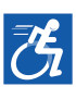 handisport Sport adapté fauteuil - 10cm - Sticker/autocollant