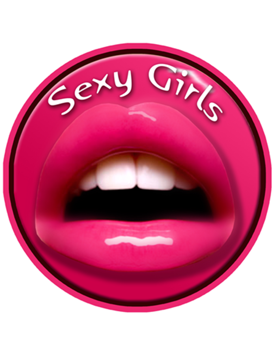 Sexy girl (20x20cm) - Sticker/autocollant
