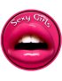 Sexy girl (20x20cm) - Sticker/autocollant