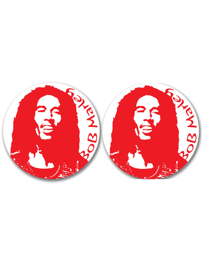 Bob Marley (2 fois 10cm) - Sticker/autocollant