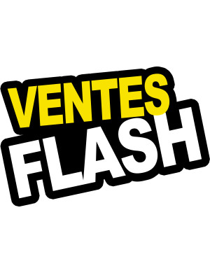VENTES FLASH - 30x20cm - Sticker/autocollant