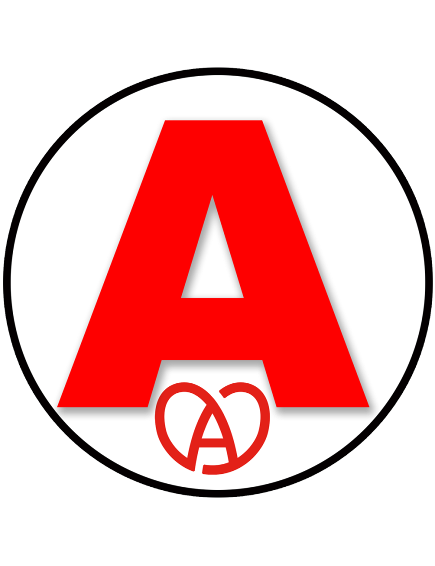 A Alsacien rouge - 15cm - Sticker/autocollant