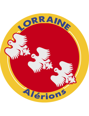 Alérions Lorraine - 10x10cm - Sticker/autocollant