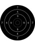 Cible noire (20cm) - Sticker/autocollant
