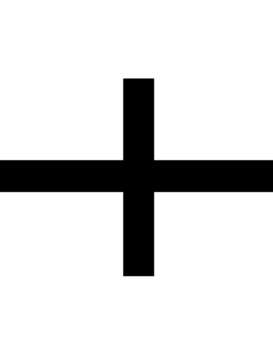 Drapeau Breton Kroaz-Du - 15x11cm - Sticker/autocollant