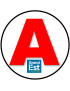 A Grand Est - 15cm - Sticker/autocollant