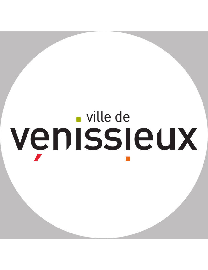 Vénissieux (20x20cm) - Sticker/autocollant