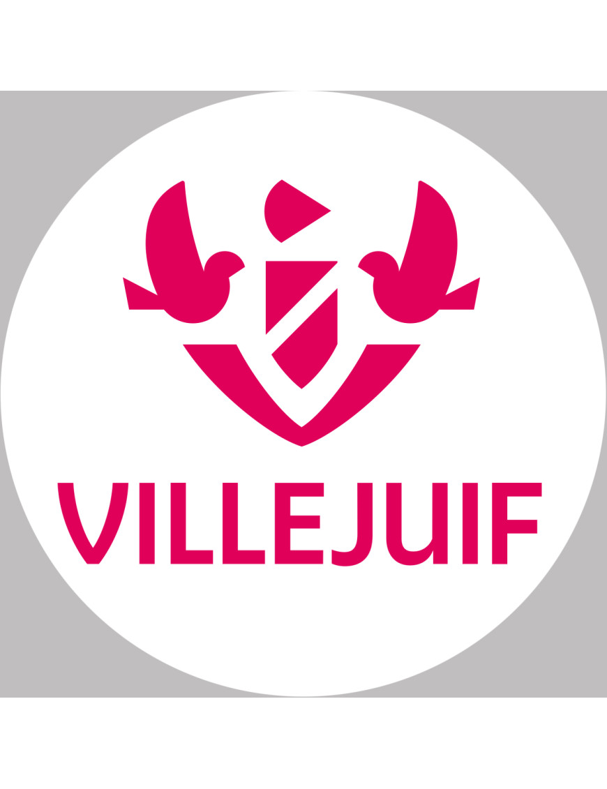 Villejuif (20x20cm) - Sticker/autocollant