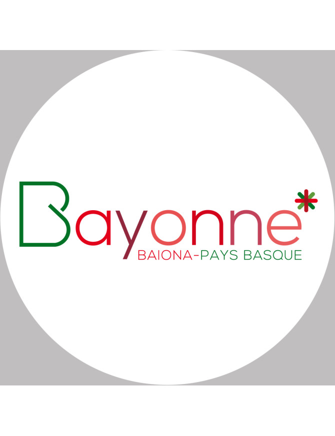 Bayonne (10x10cm) - Sticker/autocollant