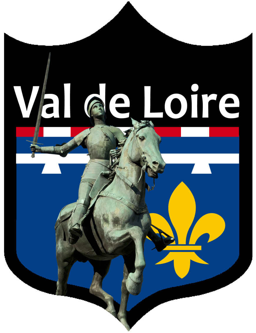 Blason Val de Loire - 20x15cm - Sticker/autocollant