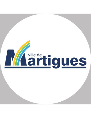 Martigues (20x20cm) - Sticker/autocollant
