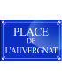Place de l'Auvergnat - 20x13,2 cm - Sticker/autocollant