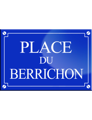 Place du Berrichon - 20x13,2 cm - Sticker/autocollant