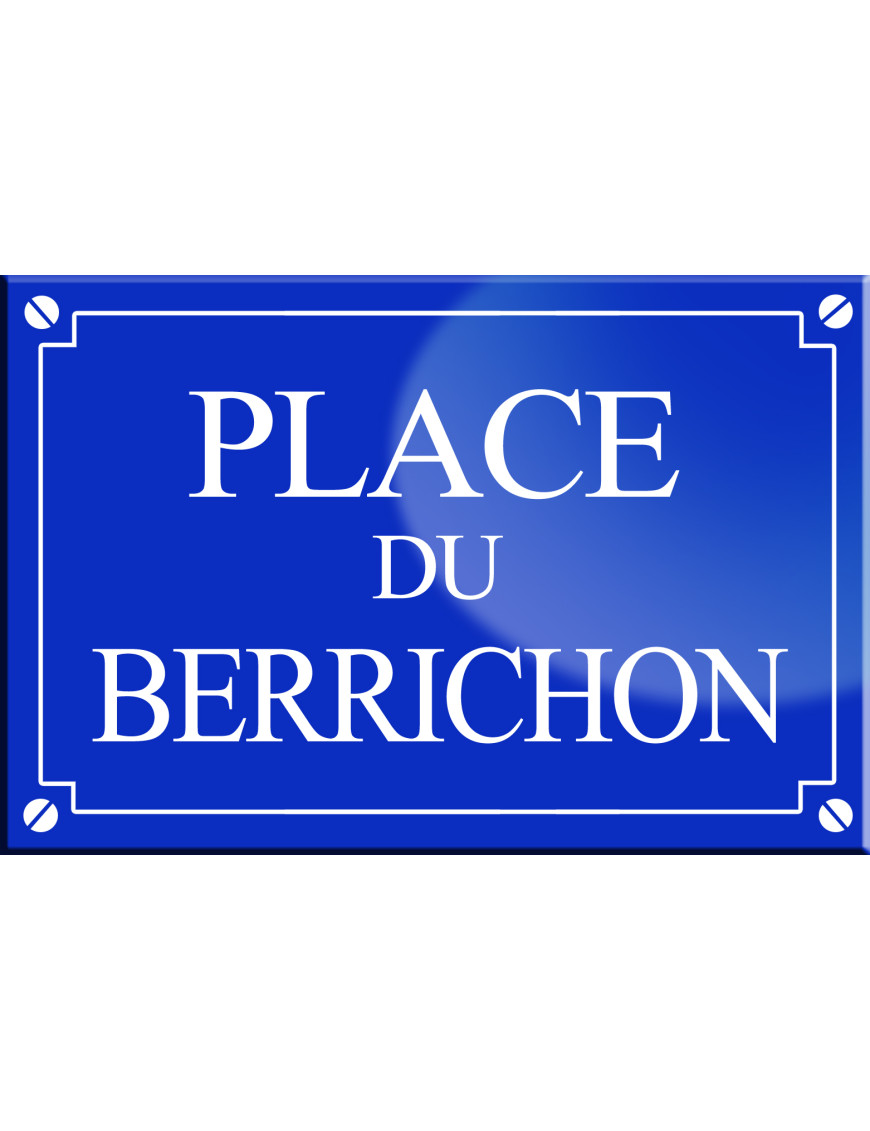 Place du Berrichon - 20x13,2 cm - Sticker/autocollant