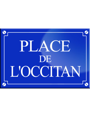 Place de l'Occitan - 20x13,2 cm - Sticker/autocollant