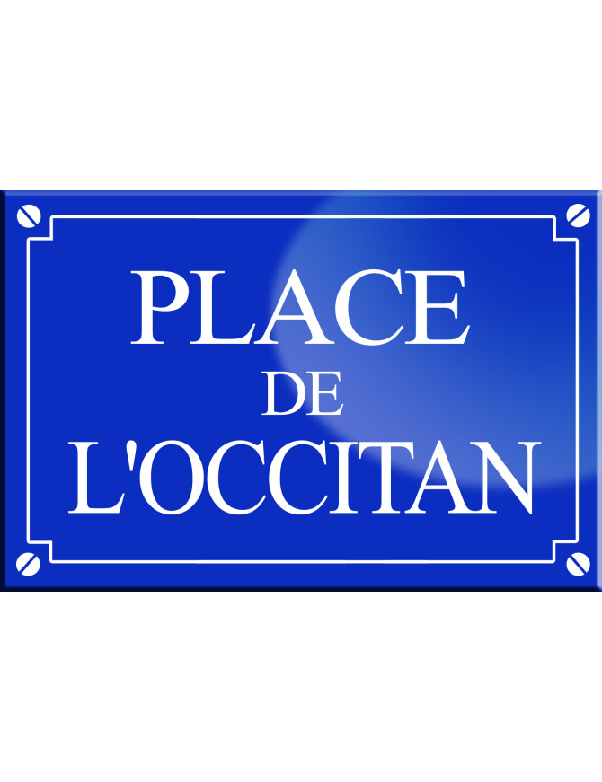 Place de l'Occitan - 20x13,2 cm - Sticker/autocollant