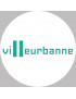 Villeurbanne (15x15cm) - Sticker/autocollant