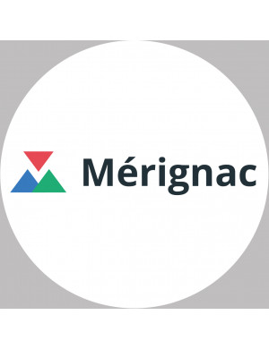 Mérignac (10x10cm) - Sticker/autocollant
