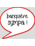 Banquière sympa (10x9cm) - sticker/autocollant
