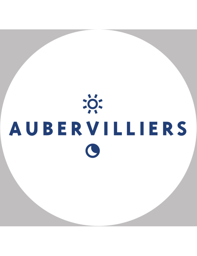 Aubervilliers (5x5cm) - Sticker/autocollant