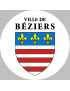 Béziers (5x5cm) - Sticker/autocollant