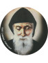 Saint Charbel Makhlouf (10x10cm) - Sticker/autocollant