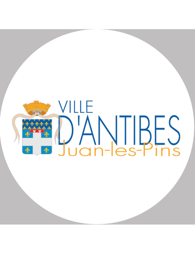 Antibes (20x20cm) - Sticker/autocollant