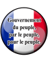 Pour le peuple par le peuple - 10cm - Sticker/autocollant