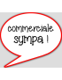 Commerciale sympa (10x9cm) - sticker/autocollant