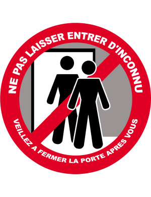 Fermez la porte après vous - 5cm - Sticker/autocollant