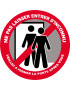 Fermez la porte après vous - 5cm - Sticker/autocollant