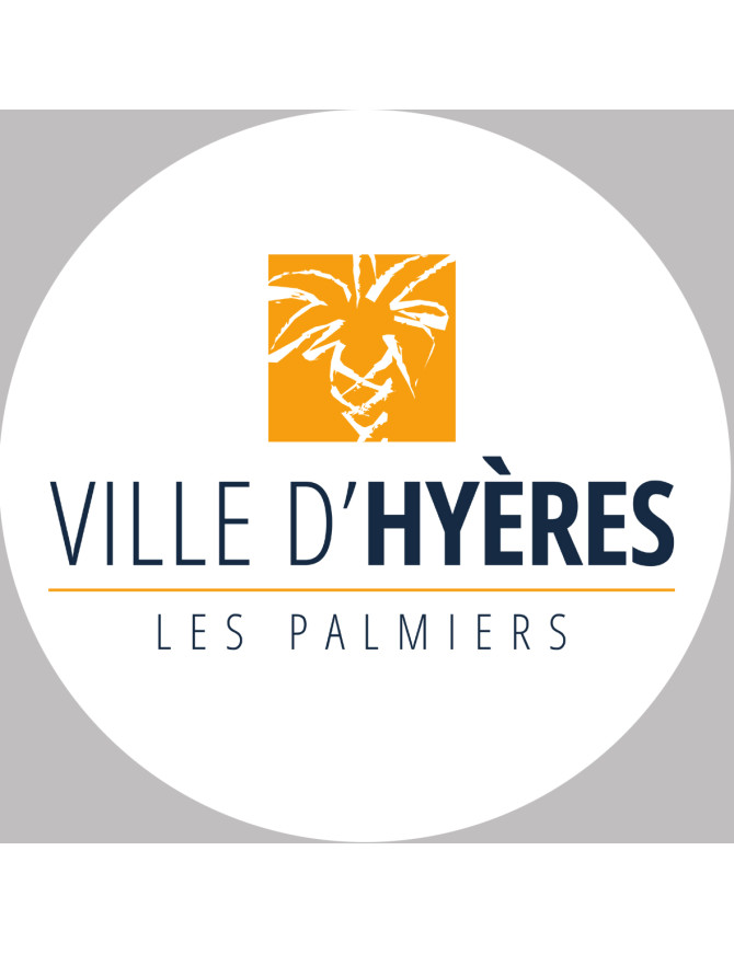 Hyères (15x15cm) - Sticker/autocollant