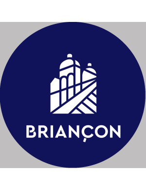 Briançon (10x10cm) - Sticker/autocollant