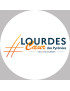 Lourdes (15x15cm) - Sticker/autocollant