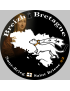 Sant-Brieg Saint Brieuc - 15x15cm - Sticker/autocollant