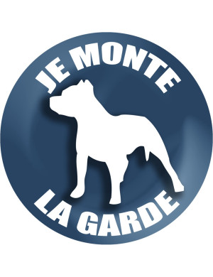 Je monte la garde - 9cm - Sticker/autocollant