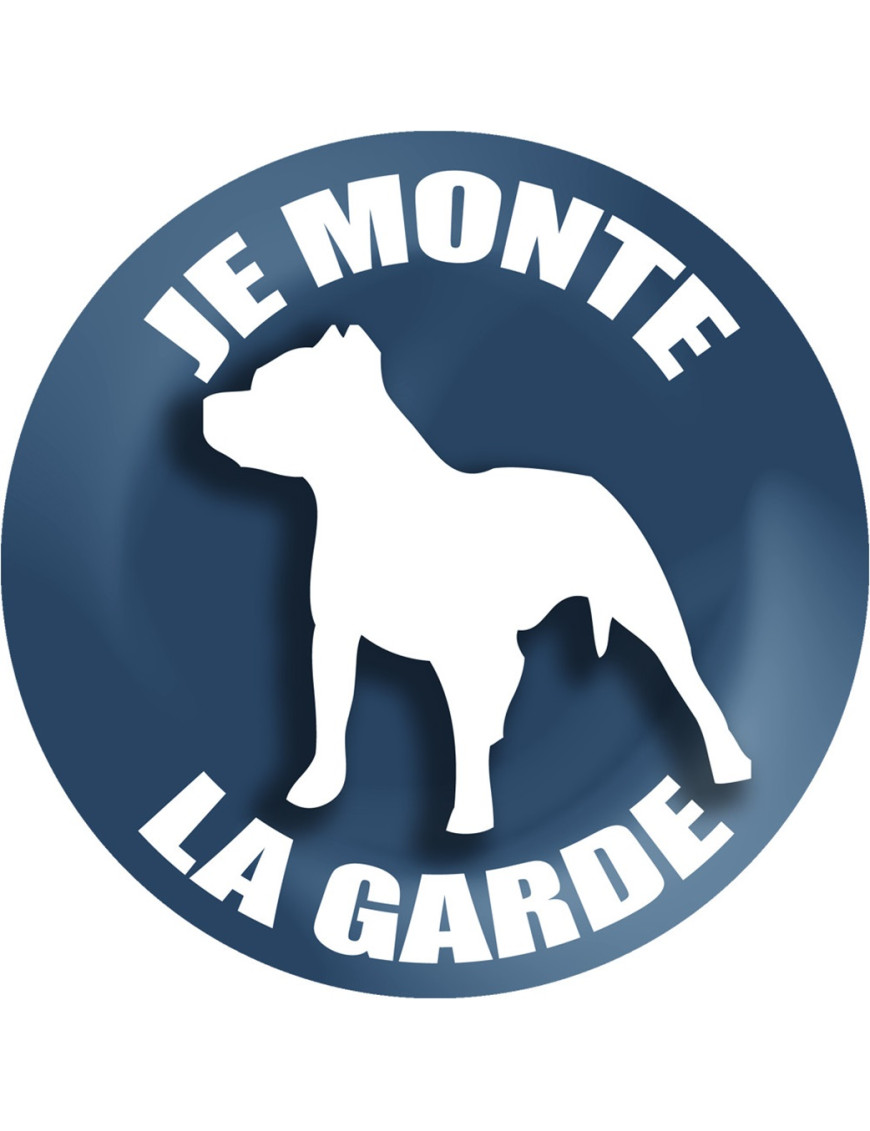 Je monte la garde - 9cm - Sticker/autocollant