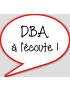 DBA à l'écoute - 15x13.5cm - sticker/autocollant